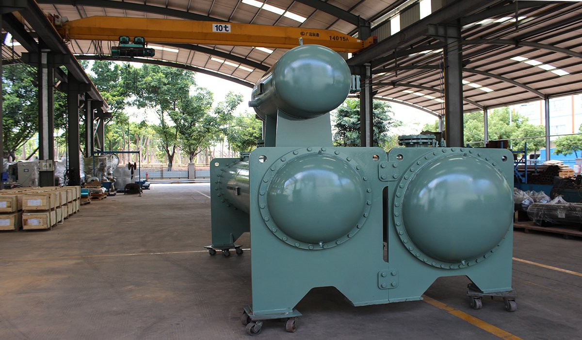 titanium shell and tube heat exchanger